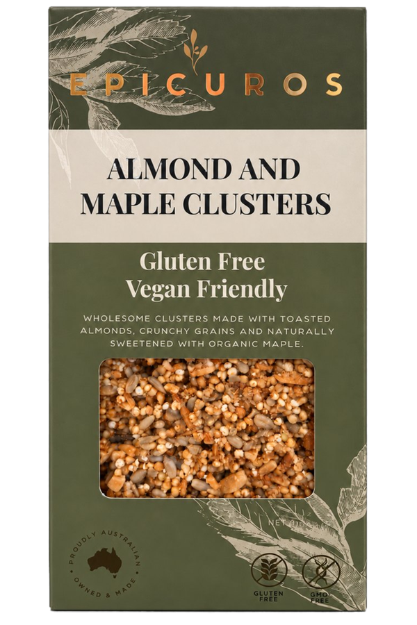 Almond & Maple Clusters box