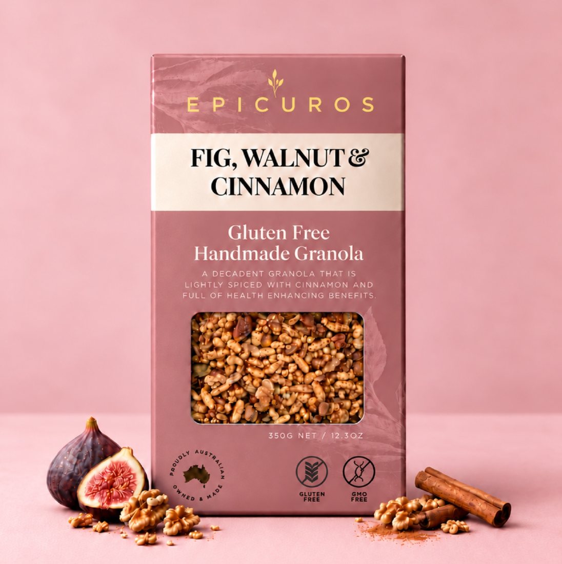 Fig, Walnut & Cinnamon with its ingredients
