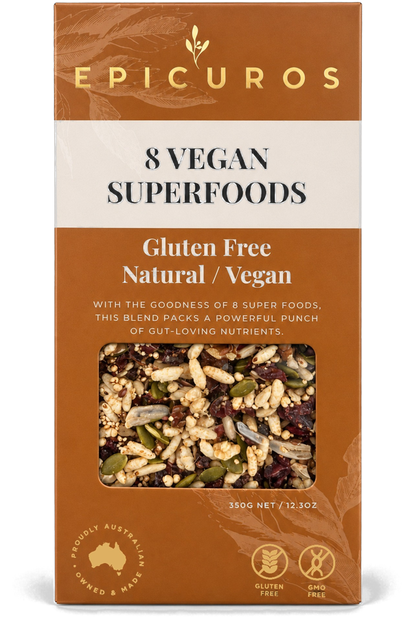 8 Vegan Superfoods box
