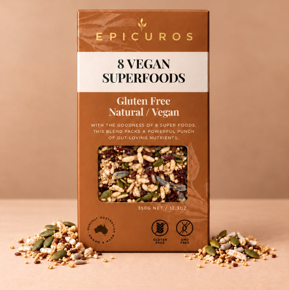 8 Vegan Superfoods with its ingredients